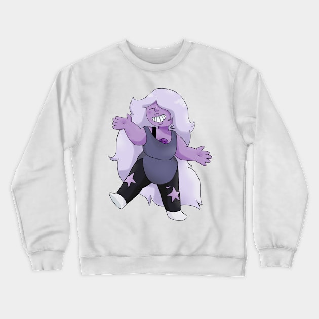 Amethyst Crewneck Sweatshirt by grandrelic